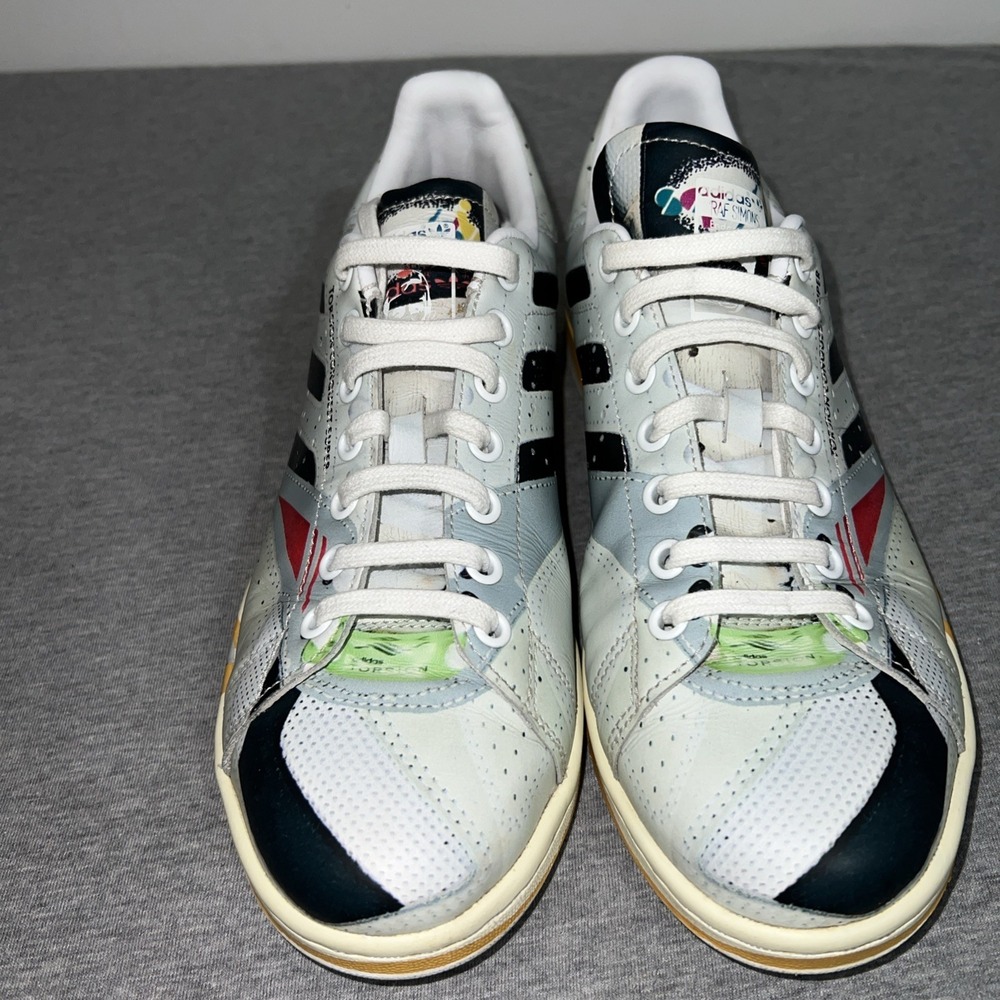 Adidas Raf Simons x Torsion Conquest Stan Smith Trompe L'oeil Mens Shoe Sz 8 - Picture 6 of 16